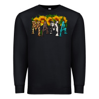 Black mama with sunflower Premium Sweatshirt - HRA Design Shop