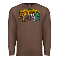 Chestnut mama with sunflower Premium Sweatshirt - HRA Design Shop