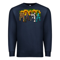 Navy mama with sunflower Premium Sweatshirt - HRA Design Shop
