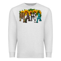 Oatmeal Heather mama with sunflower Premium Sweatshirt - HRA Design Shop