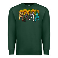 Sports Green mama with sunflower Premium Sweatshirt - HRA Design Shop