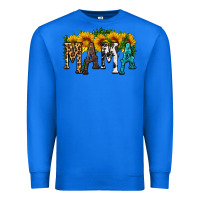 True Royal mama with sunflower Premium Sweatshirt - HRA Design Shop