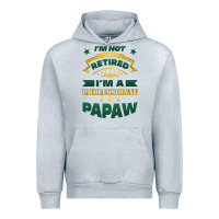 Heather Grey i'm not retired i'm a professional papaw Urban Hoodie - Jasminsmagicworld