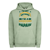 Pigment Oil Green i'm not retired i'm a professional papaw Urban Hoodie - Jasminsmagicworld
