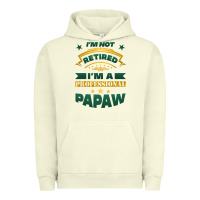 Pigment Pistachio i'm not retired i'm a professional papaw Urban Hoodie - Jasminsmagicworld
