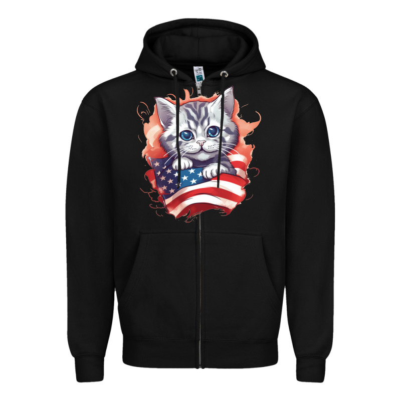 Cat6 Zipper Hoodie by Unal Design | Teevron