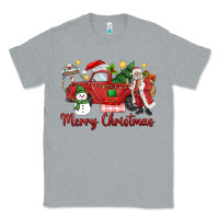 Heather Grey merry christmas truck Classic Tee - MaliasSmallBusiness