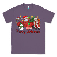 Lavender merry christmas truck Classic Tee - MaliasSmallBusiness