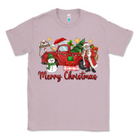Lilac merry christmas truck Classic Tee - MaliasSmallBusiness