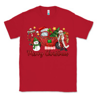 Red merry christmas truck Classic Tee - MaliasSmallBusiness