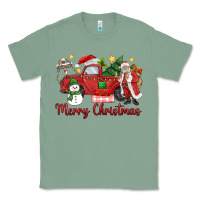 Sage merry christmas truck Classic Tee - MaliasSmallBusiness