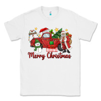 White merry christmas truck Classic Tee - MaliasSmallBusiness