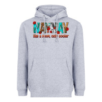 Heather Grey naynay like a mom only cooler Heavyweight Hoodie - texasbilliewilder