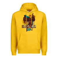 Lemon saddle up cowboy western sunflowers Premium Hoodie - Artiststas