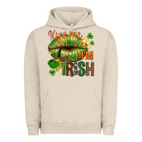 Pigment French Oak kiss me im irish with lip Urban Hoodie - NancyCooperArtShop