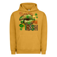Pigment Peanut Butter kiss me im irish with lip Urban Hoodie - NancyCooperArtShop