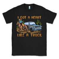 Black i got a heart like a truck Classic Tee - MaliasSmallBusiness