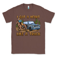 Chestnut i got a heart like a truck Classic Tee - MaliasSmallBusiness