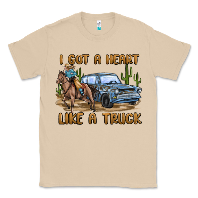 I Got A Heart Like A Truck Classic Tee by MaliasSmallBusiness | Teevron