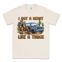 Natural i got a heart like a truck Classic Tee - MaliasSmallBusiness