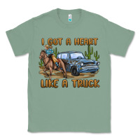 Sage i got a heart like a truck Classic Tee - MaliasSmallBusiness