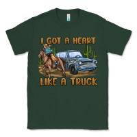 Sports Green i got a heart like a truck Classic Tee - MaliasSmallBusiness