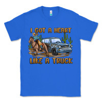 True Royal i got a heart like a truck Classic Tee - MaliasSmallBusiness