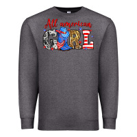 Charcoal Heather All American girl Premium Sweatshirt - Neo Western