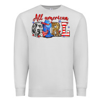 Dove Grey All American girl Premium Sweatshirt - Neo Western