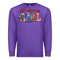 Purple All American girl Premium Sweatshirt - Neo Western