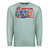 Seafoam All American girl Premium Sweatshirt - Neo Western