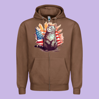 Zipper Hoodie cat8