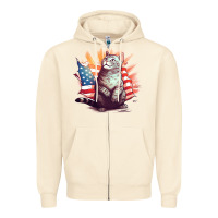 Sandshell cat8 Zipper Hoodie - Unal Design