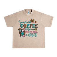French Oak i pretend coffee helps but i'm still a bitch Urban Heavy Tee - Artiststas