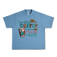 Pebble Blue i pretend coffee helps but i'm still a bitch Urban Heavy Tee - Artiststas