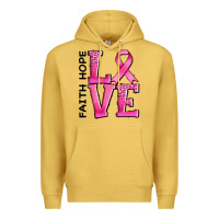 Antique Gold faith hope love Premium Hoodie - AdoDesignShop