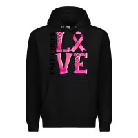 Black faith hope love Premium Hoodie - AdoDesignShop