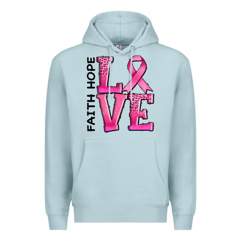 Faith Hope Love Premium Hoodie by AdoDesignShop | Teevron