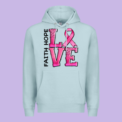Faith Hope Love Premium Hoodie Designed By Adodesignshop