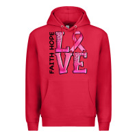 Cardinal faith hope love Premium Hoodie - AdoDesignShop