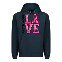 Navy faith hope love Premium Hoodie - AdoDesignShop