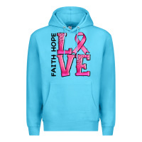 Ocean Blue faith hope love Premium Hoodie - AdoDesignShop
