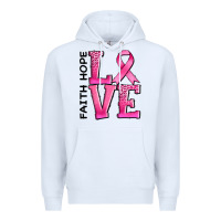 White faith hope love Premium Hoodie - AdoDesignShop