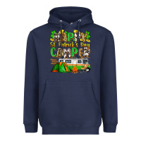 Navy happy st. patrick's day camper Heavyweight Hoodie - Zillion Design Studio