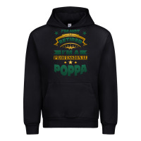 Black i'm not retired i'm a professional poppa Urban Hoodie - Jasminsmagicworld