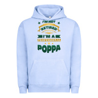 Pigment Grape Ice i'm not retired i'm a professional poppa Urban Hoodie - Jasminsmagicworld