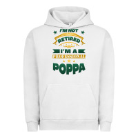 Pigment Lunar Rock i'm not retired i'm a professional poppa Urban Hoodie - Jasminsmagicworld