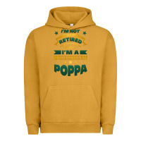 Pigment Peanut Butter i'm not retired i'm a professional poppa Urban Hoodie - Jasminsmagicworld