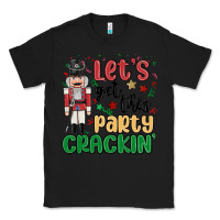 Black lets get this party crackin Classic Tee - MaliasSmallBusiness