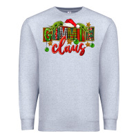 Heather Grey Christmas gimmie claus Premium Sweatshirt - FaDigitalArtStudio